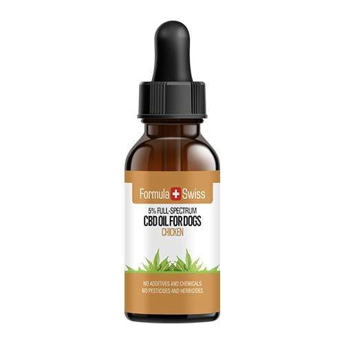 CBD olej v MCT oleji s kuřecí vůní pro psy