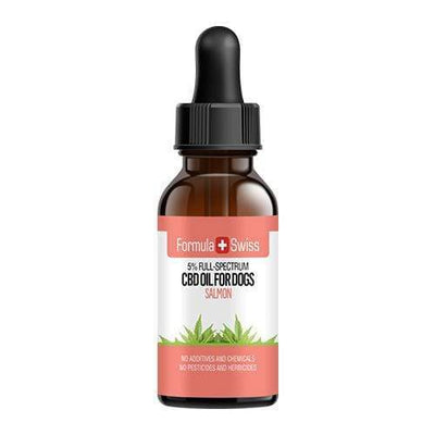 CBD olej v MCT oleji s vůní lososa pro psy